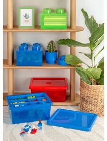 Cutie de depozitare pentru copii verde din plastic 25x25x18 cm – LEGO®