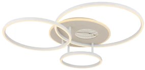 Globo 48466B-40-LED Plafonieră LED INVERTINA reglabilă, 40W/230V, 2700-6500K, 70 x 80,7 cm + telecomandă