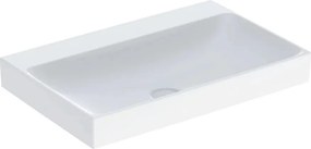 Lavoar pe mobilier Geberit One 75 cm alb lucios KeraTect