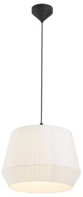Nordlux - Lampă suspendată cu cablu DICTE 1xE27/60W/230V Ø40 cm albă