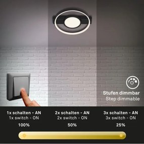 Plafonieră LED dimabilă FRAME LED/33W/230V Briloner 3026-015