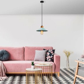 Lustră cu abajur din metal ø 24 cm Gece – Opviq lights