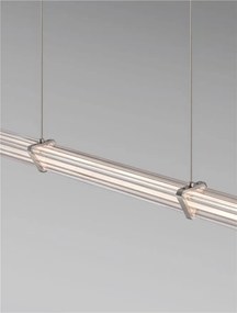 Lustra suspendata LED 2700K PHEME nickel satinat