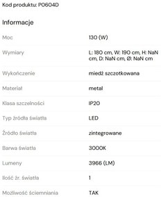 Lustra LED cu 3 inele suspendate Cayenne 3