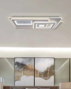 Plafoniera LED 200W, Alb, Retro, Kelektron