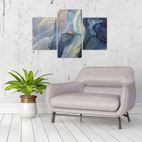 Tablou - Abstracție cu cerneală cu alcool (90x60 cm)