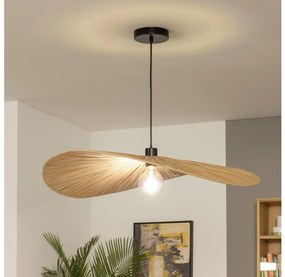 Brilagi - Lustră LED pe cablu CERIA BOHO 1xE27/40W/230V Ø 80 cm rafie