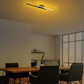 Plafonieră neagră LED 10x86 cm Umut – Opviq lights