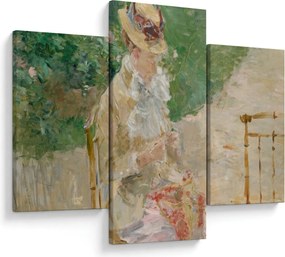 Tablou - Berthe Morisot, Young Woman Knitting, reproducere (90x60 cm)
