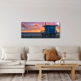 Tablou de pe plaja Santa Monica (120x50 cm)