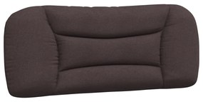 374552 vidaXL Pernă pentru tăblie de pat maro închis, 100 cm, material textil