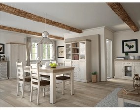 Vitrină, pin nordic/stejar sălbatic, ROYAL W4D