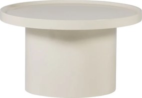 Măsuță de cafea grej rotundă ø 70 cm Veluna – WOOOD