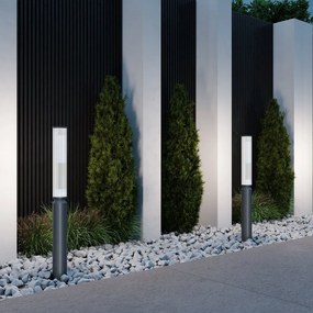 Mini Stalp LED iluminat exterior IP65 Lit grafit H-78,5cm