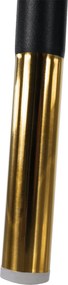 Scaun de luat masa, model alb-negru / piele ecologică camel, KIRNA