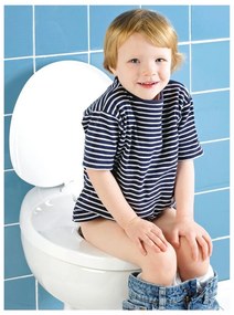 Capac de toaletă Wenko Family Easy Close, alb