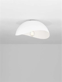 Lustra aplicata design decorativ OPSI alb D-30cm