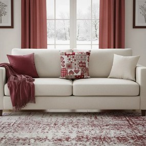 Husă de pernă cu motive de iarnă