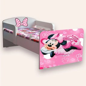 Pat copii Minnie Mouse cu manere Mic 2-6 ani Cu manere Cu saltea