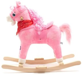 Cal balansoar cu melodie și eșarfă Baby Mix  Stela, 74x 55 cm