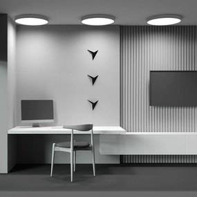 Plafoniera LED design tehnic Zoom D-60cm 3000K aurie
