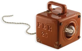 Veioza design retro realizat manual din ceramica INDUSTRIAL