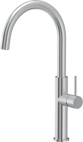 Baterie bucatarie monocomanda Quadron Valerie finisaj inox periat