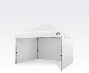 Cort petrecere 3x3m - cu 3 pereți - Alb
