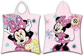 Halat pentru copii roz din frotir Minnie – Jerry Fabrics