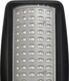 Lampă stradală solară LED VENICE, reglabilă, cu senzor, 50 W, baterie 4000 mAh, IP65, neagră + telecomandă