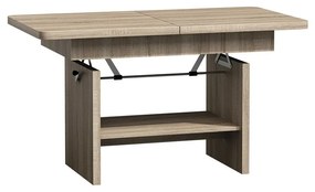 Măsuță de cafea extensibilă și ajustabliă Keenan (stejar sonoma). 1058226