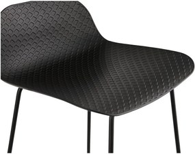 Scaun de bar Kokoon Slade, înălțime 85 cm, negru