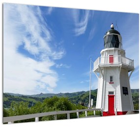 Tablou cu farurile Akaroa, Nooua Zeelanda (70x50 cm)