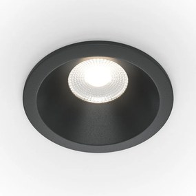 Spot LED incastrabil dimabil design tehnic IP65 Zoom negru 8,5cm