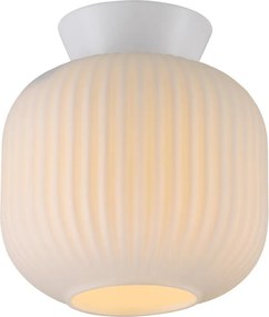 Schöner Wohnen 13574-16 - Plafonieră NAMI 1xE27/25W/230V, diam. 20 cm, albă