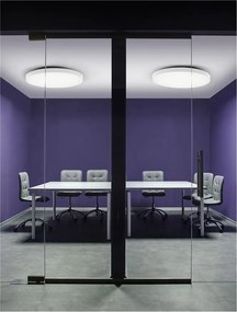 Plafoniera LED moderna design slim PERFECT 80cm alba 3000K Dimmable