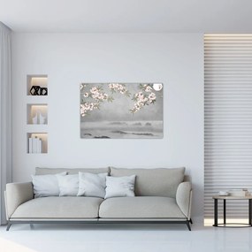 Tablou - Peisaj cu lună (90x60 cm)