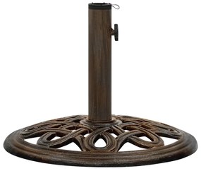 Baza de umbrela, bronz, 40x40x32 cm, fonta Bronz, O 40 x 32 cm