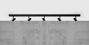 Lustra liniara cu 5 spoturi LED, 3-Step MOODMAKER Omari negru 2112203003 NL