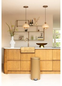 Coș de gunoi alămiu cu pedală din oțel 30 l NewIcon – Brabantia