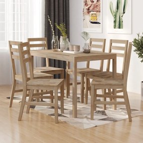 3106442 vidaXL Set mobilier de bucătărie, 7 piese, lemn masiv de acacia