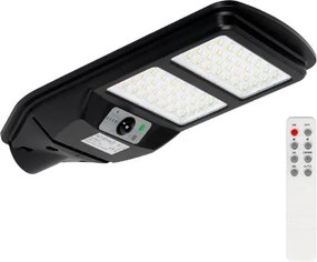 Corp Stradal Solar LED Novelite SUNO 80W cu Senzor de Mișcare și Temperatură 3CCT Ajustabilă IP54, Iluminat Exterior Eficient pentru Curți și Alei