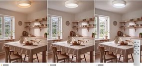 Brilagi - Corp LED reglabil VELVET SM. VARI 24W/230V 3000-6500K Ø 45 cm alb + telecomandă