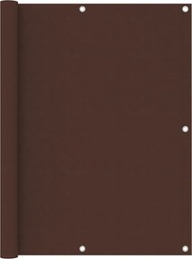 vidaXL Paravan de balcon, maro, 120 x 400 cm, țesătură oxford