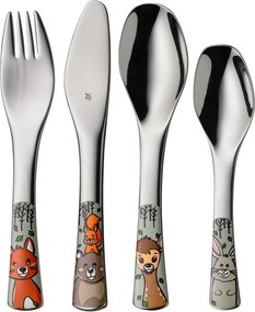 Tacâmuri pentru copii argintiu din oțel inoxidabil 4 buc. Forest Friends – WMF