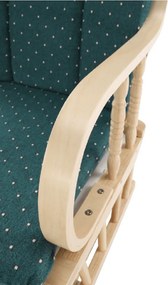 Fotoliu relaxant, material lemn de fag verde, RELAX GLIDER 87107