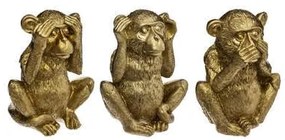Set 3 Decoratiuni Monkey 17 Cm