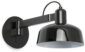 Aplica de perete cu brat directionabil TATAWIN sticla neagra