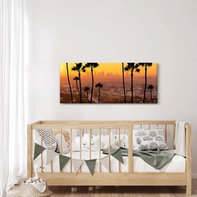 Tablou - Panorama din Los Angeles (120x50 cm)