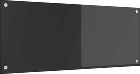 vidaXL Panou de bucătărie Gri închis 100 x 40 cm sticlă securizată
